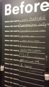 Before I Die Wall vredehof